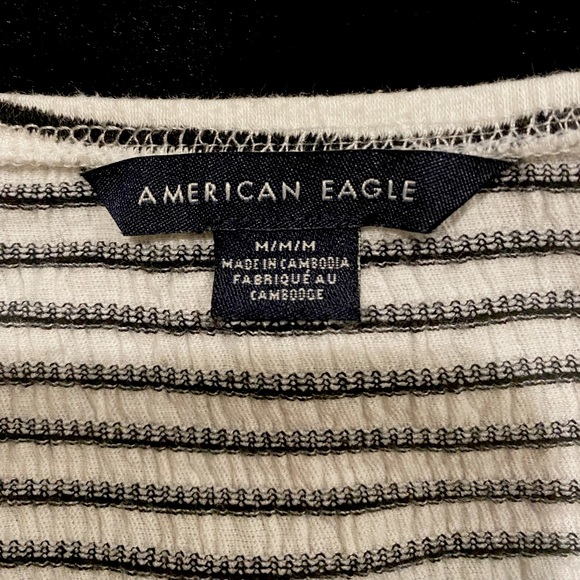 American Eagle Striped Tube Top - Picture 2 of 2